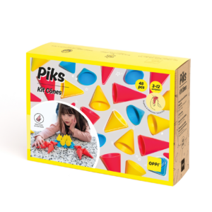 Piks Jeu Créatif de Construction Kit cônes 48 Pieces
