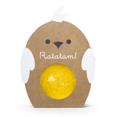 balle-rebondissante-oiseaux-jaune-boite
