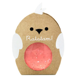 Ratatam – Balle Rebondissante Oiseau Rose