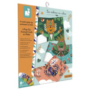 6 Cartes Pop-up Animaux à Créer