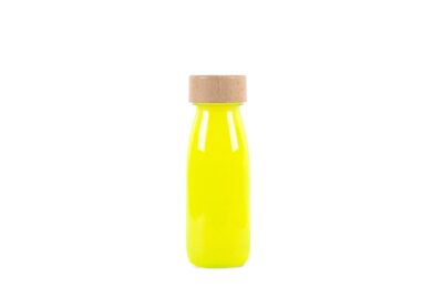 petit-boum-bouteille-sensorielle-liquide-float-brille-dans-le-noir-jaune-fluo