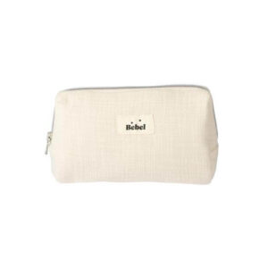 Mini Trousse Effet Lin Sable