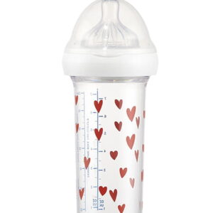 Biberon 210 ml Motif Coeurs