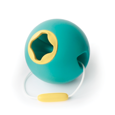 quut-jeu-de-plage-seau-ergonomique-anti-renversement-ballo-lagoon-vert-jaune
