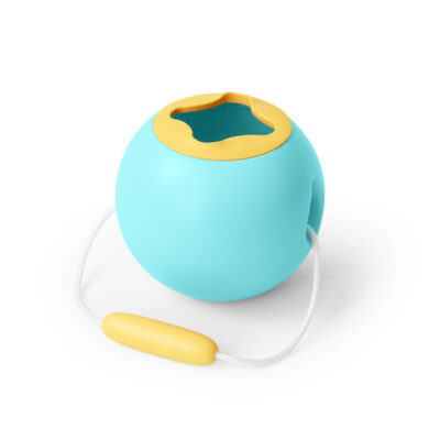 quut-seau-de-plage-sans-renversement-mini-ballo-banana-blue-bleu-jaune