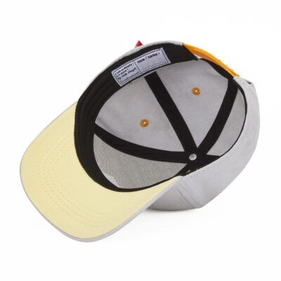 casquette-mini-pearl-hello-hossy-2-5-ans-gris-jaune-dessous
