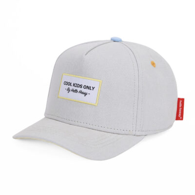 casquette-mini-pearl-hello-hossy-2-5-ans-gris-jaune-face
