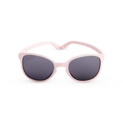ki-et-la-lunette-soleil-wazz-rose-pale-1-2-ans-face