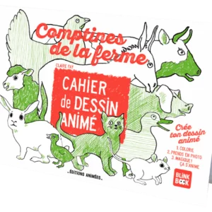 Cahier de Dessin Animé Les Comptines de la Ferme