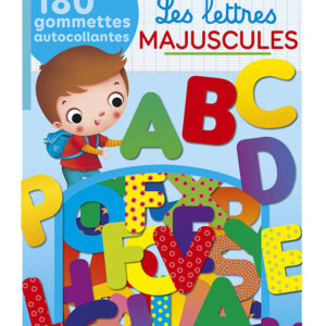 180 Gommettes lettres Majuscules