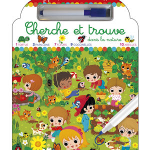 Cahier de Jeux Effaçable Cherche et Trouve la Nature