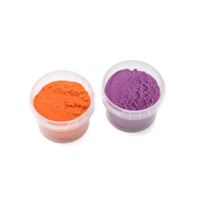 neogrun-2-pots-de-pate-a-modeler-bio-orange-et-violet-visuel