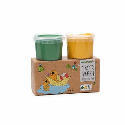 neogrun-2-pots-de-peinture-aux-doigts-bio-vert-et-jaune