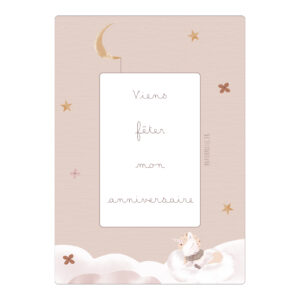 Lot de 6 Cartes D’invitation “Licorne”