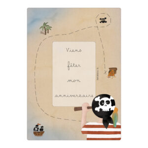 Lot de Cartes D’invitation “Pirate”