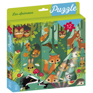 Puzzle Animaux 12 pcs