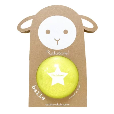 balle-de-manipulation-summer-jaune-10-cm-ratatam-chez-oh-papillou-boite