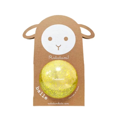 ballon-bulle-jaune-10-cm-ratatam-chez-oh-papillou-boite
