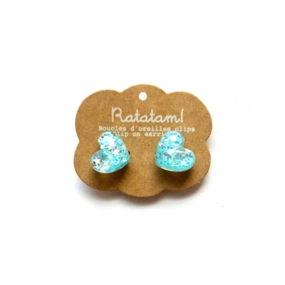 boucle-d-oreille-clip-coeur-bleu-ratatam-chez-oh-papillou