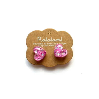 boucle-d-oreille-clip-coeur-fushia-ratatam-chez-oh-papillou