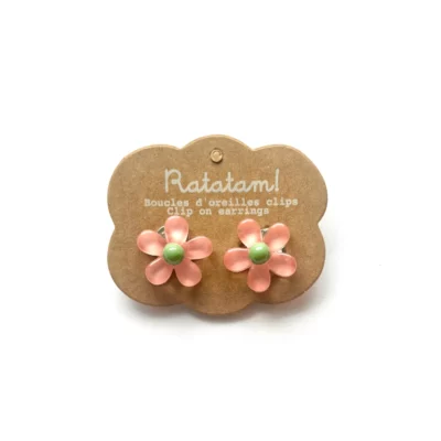 boucle-d-oreille-clip-fleurs-corail-ratatam-chez-oh-papillou