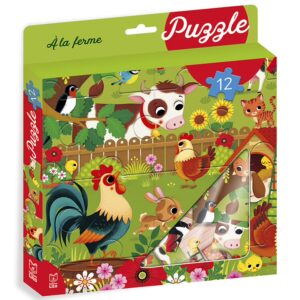 Puzzle 12 pièces, À la Ferme